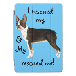 Rescue Boston Terrier iPad Pro Cover