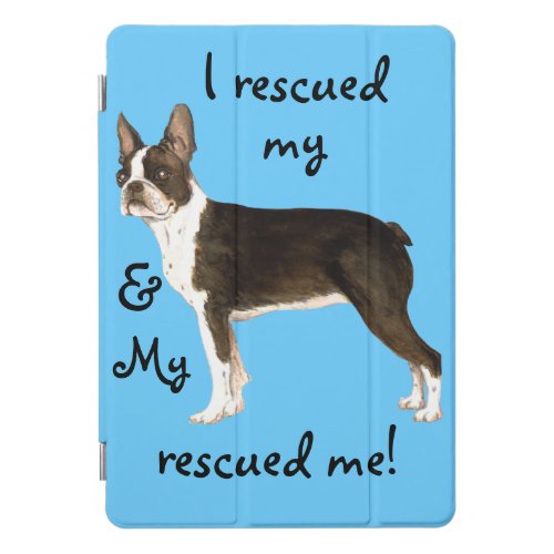 Rescue Boston Terrier iPad Pro Cover