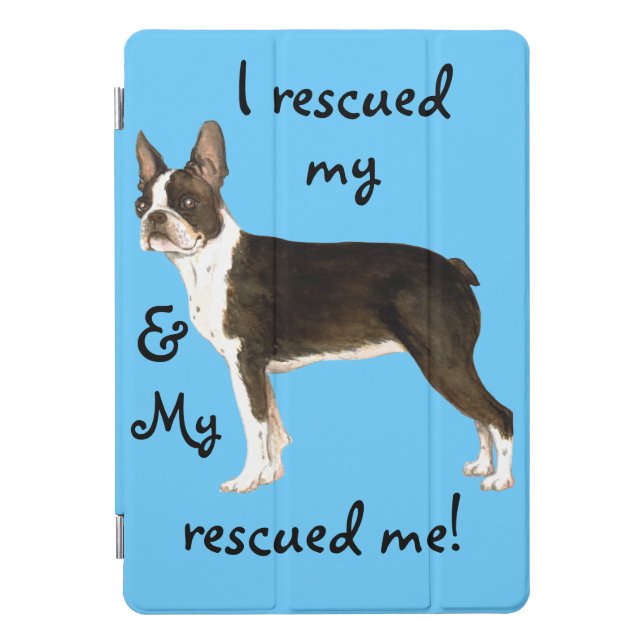 Rescue Boston Terrier iPad Pro Cover (Front)