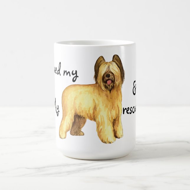 Rescue Briard Coffee Mug (Center)