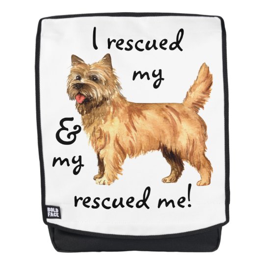 Rescue Cairn Terrier Backpack Zazzle Com