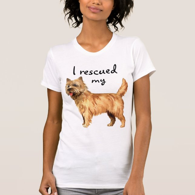Rescue Cairn Terrier T-Shirt (Front)