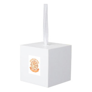 Rescue Cat Club Cat Rescue Adoption Vintage Vector Cube Ornament
