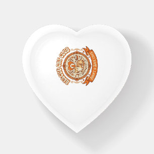 Rescue Cat Club Cat Rescue Adoption Vintage Vector Paperweight