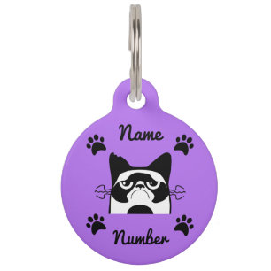 Rescue Cat Pets Lovers Gifts Pet ID Tag