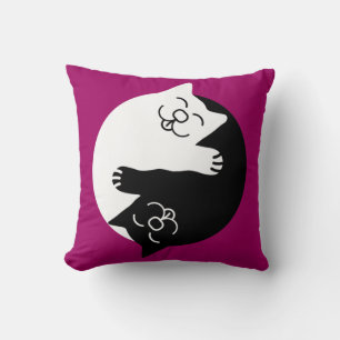 Rescue Cats Pet Cat Accessories And Gifts Throw Pillow