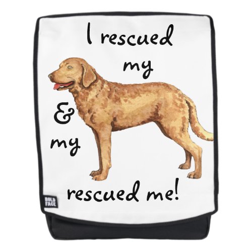 Rescue Chesapeake Bay Retriever Backpack