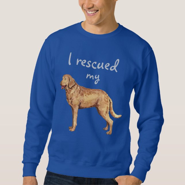 Rescue Chesapeake Bay Retriever Sweatshirt (Front)