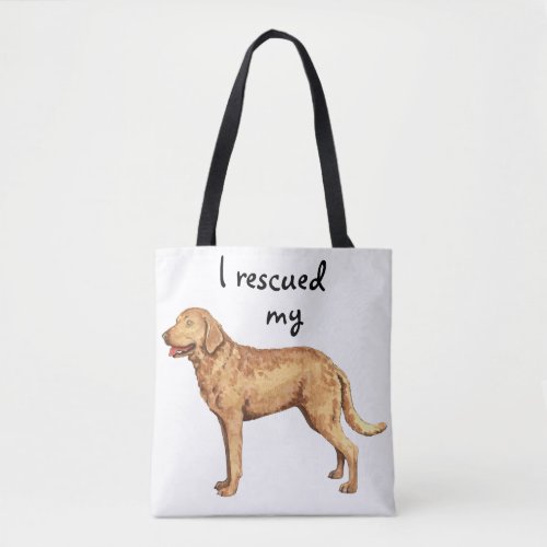 Rescue Chesapeake Bay Retriever Tote Bag