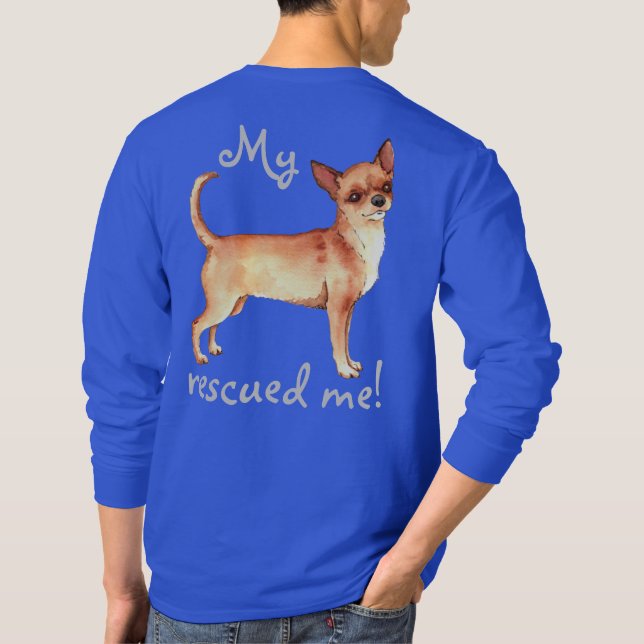 Rescue Chihuahua T-Shirt (Back)