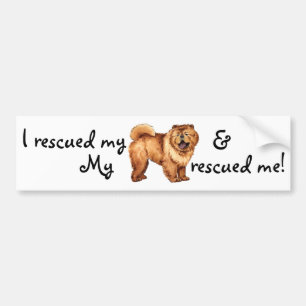 Rescue Chow Chow Bumper Sticker