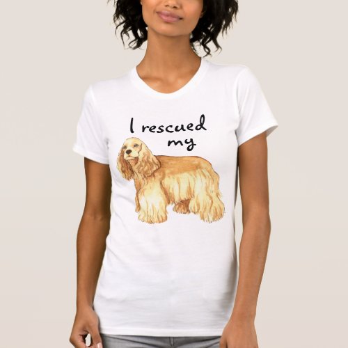 Rescue Cocker Spaniel T_Shirt