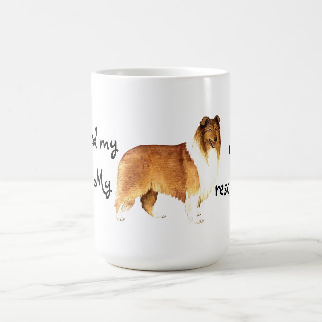 Rescue Collie Coffee Mug (Center)