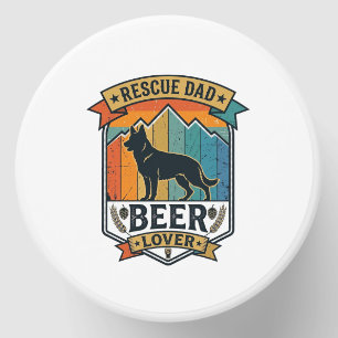 Rescue Dad Beer Lover Dog Vintage Sunset_1 Mini Candle Favors