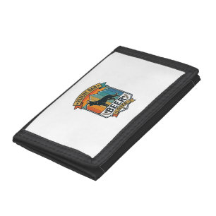 Rescue Dad Beer Lover Dog Vintage Sunset_1 Trifold Wallet