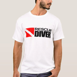 rescue diver t shirt