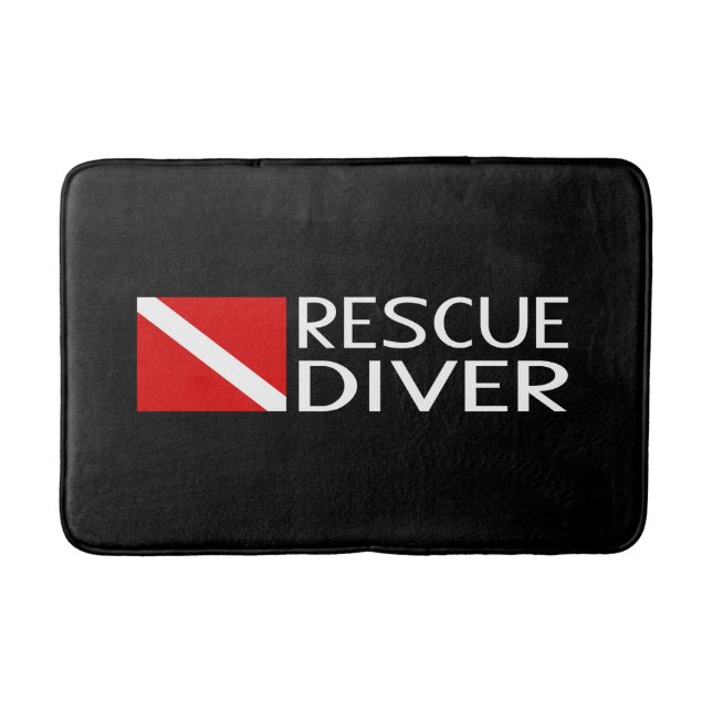 Rescue Diver Bath Mat (Front)