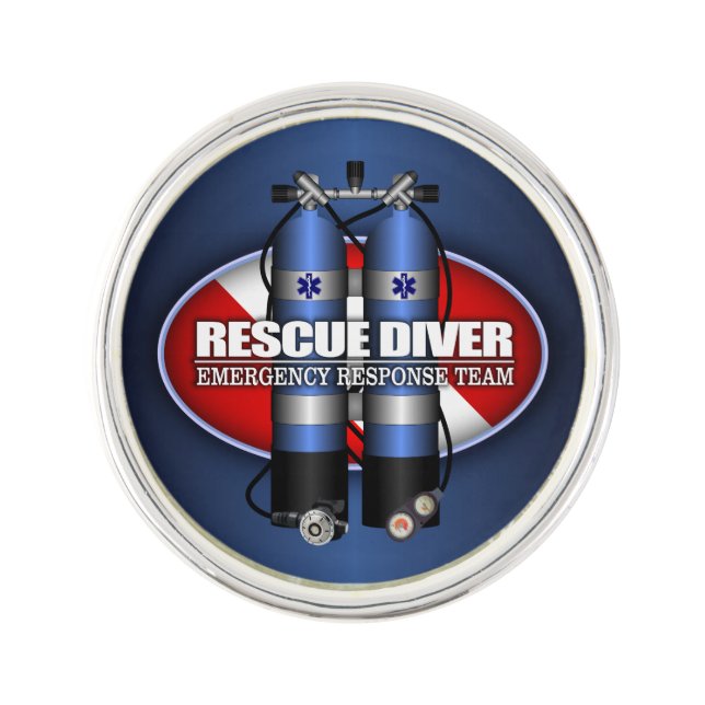 Rescue Diver (ST) Lapel Pin (Front)