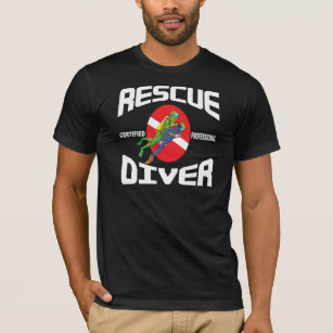 rescue diver t shirt