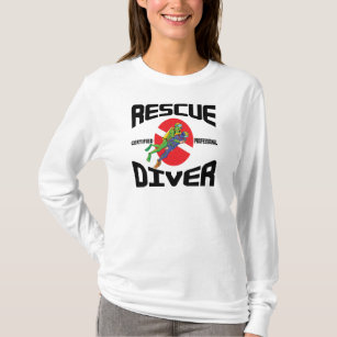 rescue diver t shirt