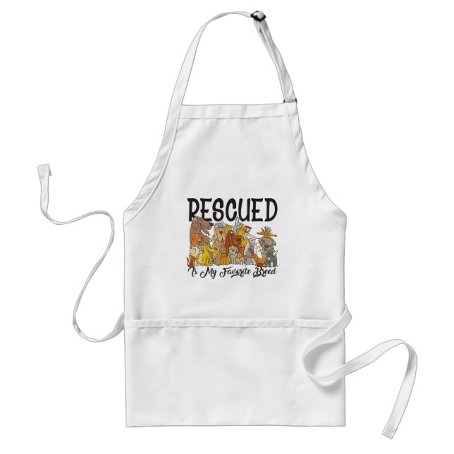 Rescue Dog Cat Shelter Apron (Front)