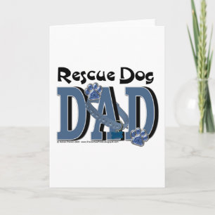 Rescue Dog DAD Card