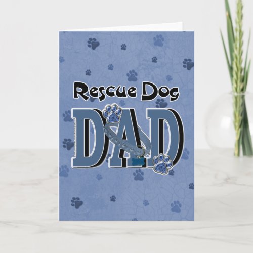 Rescue Dog DAD Card