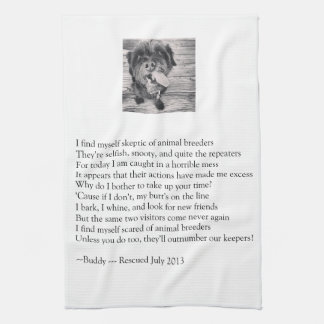 Rescue Dog Kitchen Towel