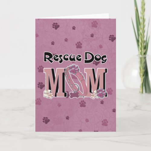 Rescue Dog MOM Card