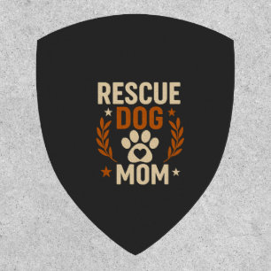 Rescue Dog Mom Patch