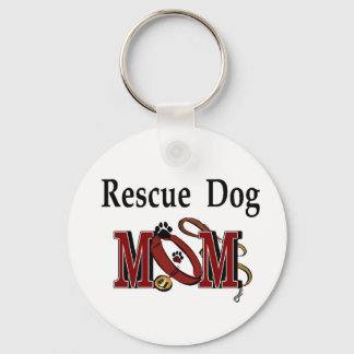 Rescue Dog Owners Gifts Keychain