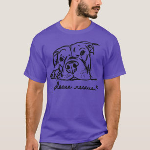 Rescue Dog Rescue Pit Bull Pittie Lovers Adopt Don T-Shirt