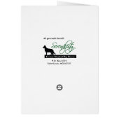 Rescue Dog "Rilie" Cards (Back)