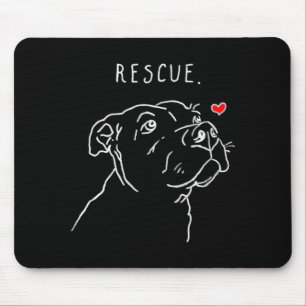Rescue Dog Tbull Drawing Rescue Mom Adopt Dont _1  Mouse Pad