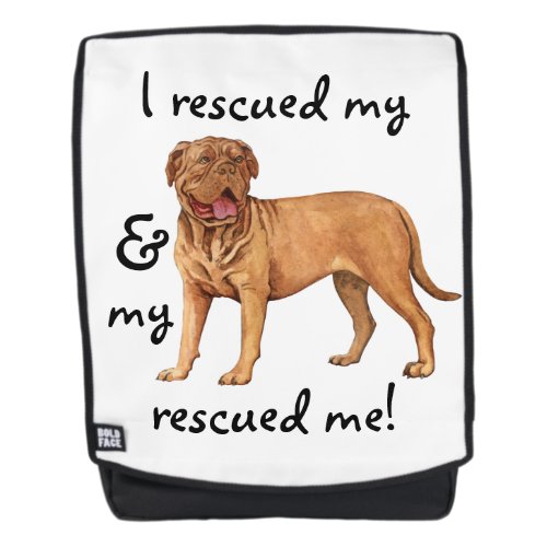 Rescue Dogue de Bordeaux Backpack