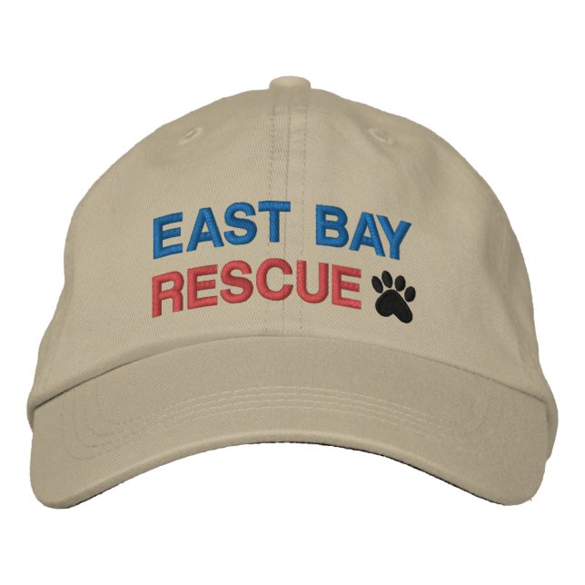 RESCUE EMBROIDERED BASEBALL CAP (Front)