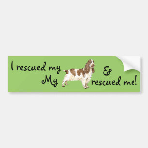 Rescue English Cocker Spaniel Bumper Sticker