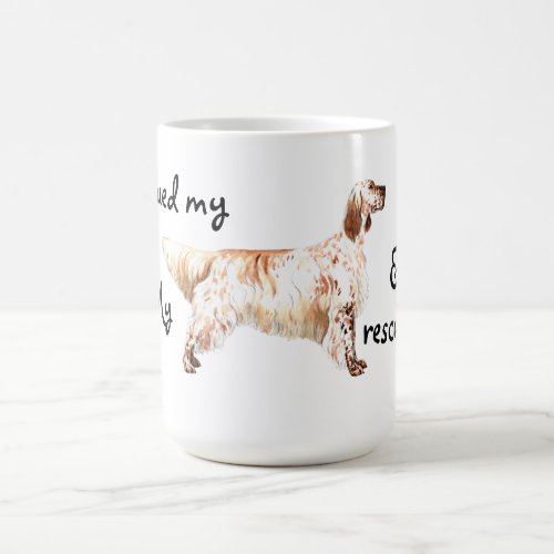 Rescue English Setter Coffee Mug