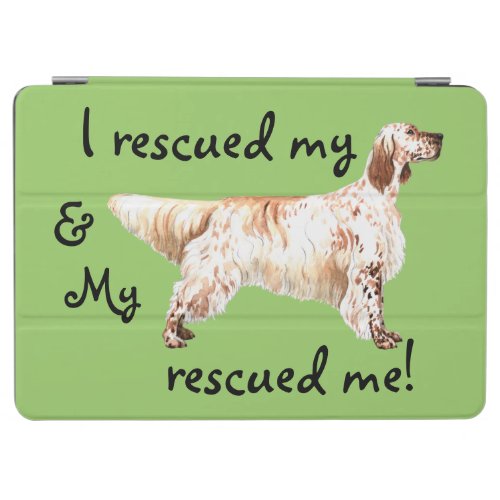 Rescue English Setter iPad Air Cover