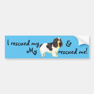 Rescue English Toy Spaniel Bumper Sticker
