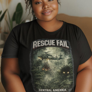Rescue Fail Women's Plus Size Dark T-Shirt