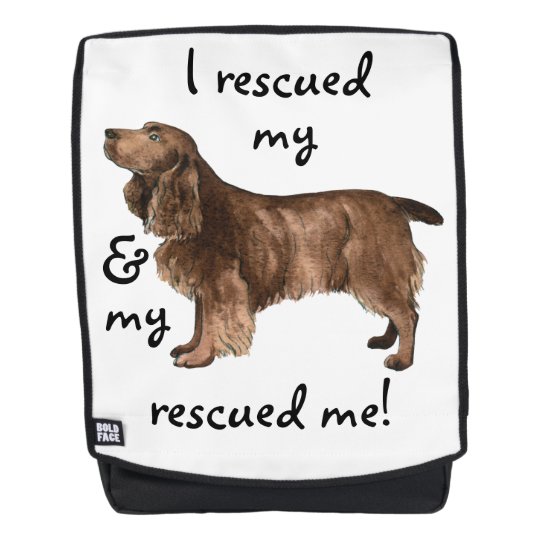 Rescue Field Spaniel Backpack | Zazzle.com