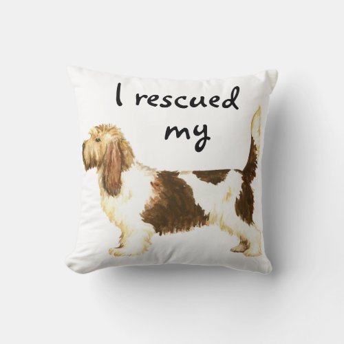 Rescue GBGV Throw Pillow