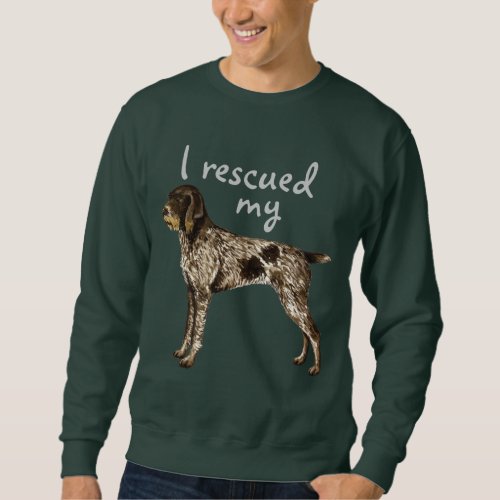 Rescue German Wirehaired Pointer Sweatshirt