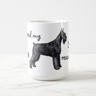 Rescue Giant Schnauzer Coffee Mug