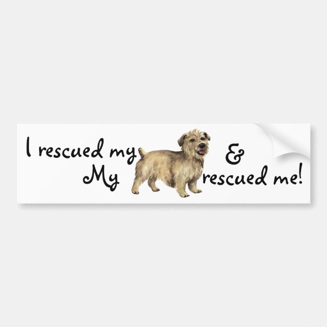 Rescue Glen of Imaal Terrier Bumper Sticker (Front)