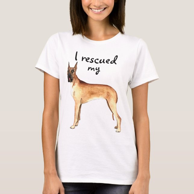 Rescue Great Dane T-Shirt (Front)