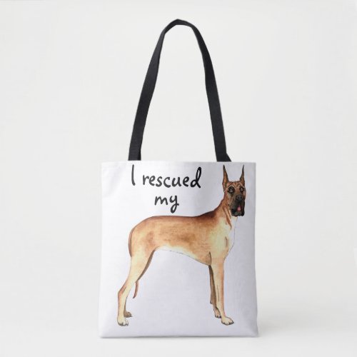 Rescue Great Dane Tote Bag