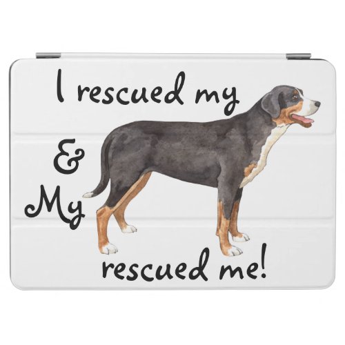 Rescue Greater Swiss Mountain Dog iPad Air Cover