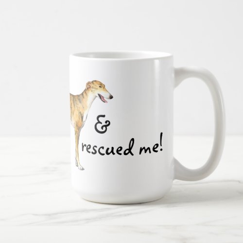 Rescue Greyhound Coffee Mug